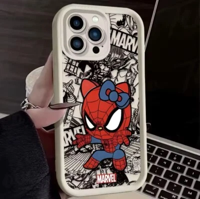 Spider Man x Hello Kitty Silicone Phone Case For iPhone - Image 1 of 4