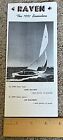1951 51 RAVEN Sailboat Boat Dealer Sales Brochure w/ Testimonials