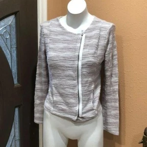 Dolan gray side zip cardigan - Picture 1 of 8
