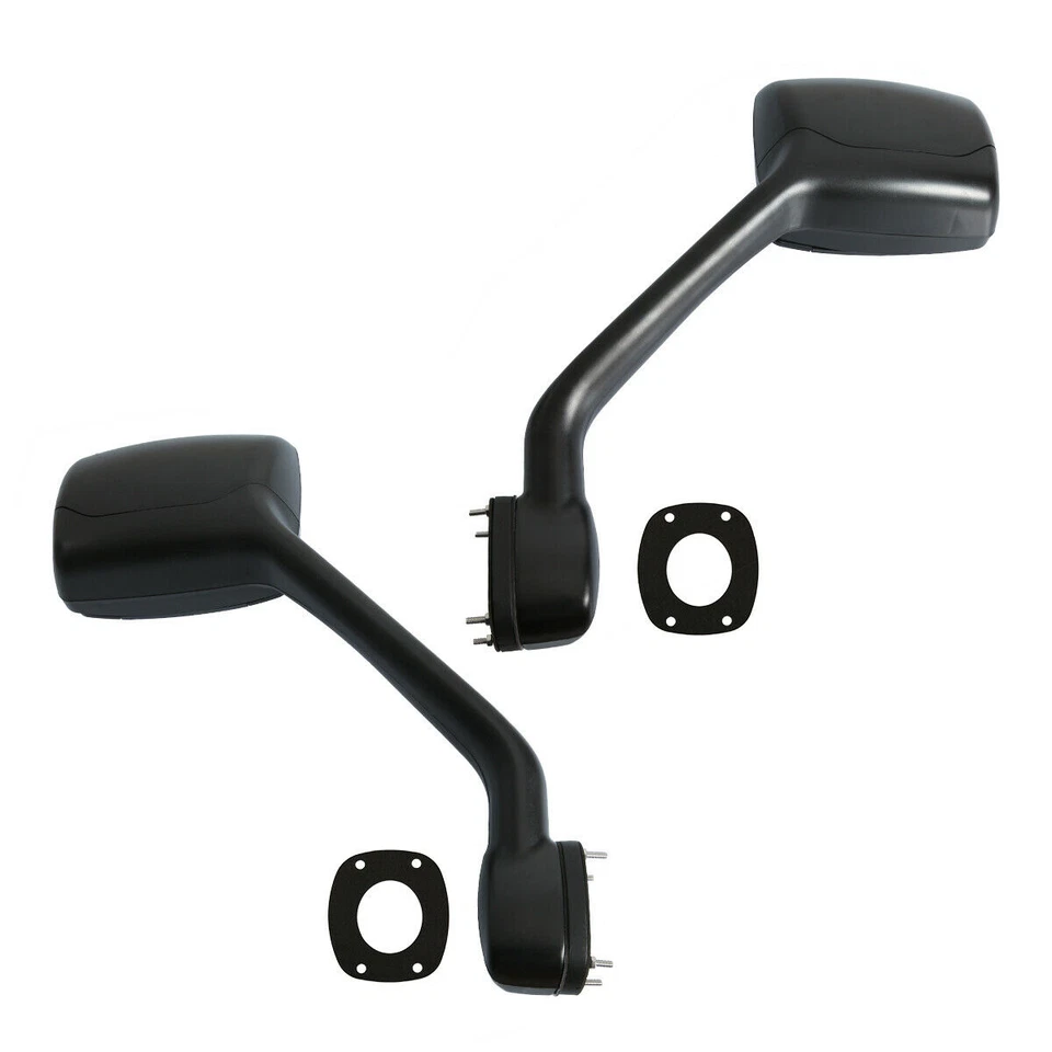 Par de espejos retrovisores con capucha negros lado izquierdo + derecho para Kenworth T680 Peterbilt 579 587 Foto 1 de 4