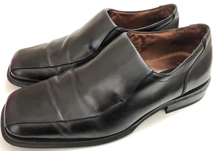 Alfani Fortune Mens Black Leather Slip On Shoes Size 11M - Picture 1 of 6