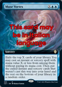 MTG MUSE VORTEX EXC - VORTICE ISPIRATORE - C21 X - MAGIC - Picture 1 of 1