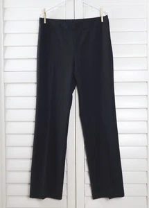 AKRIS PUNTO $595 Solid Charcoal Side Zip Wool Blend Dress Pants Size US 8 - Picture 1 of 5
