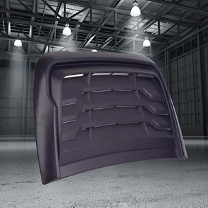 Air Flow Intake Hood Scoop Vent Bonnet Cover Trim Car Decorative Matt BlackYv - Picture 1 of 10