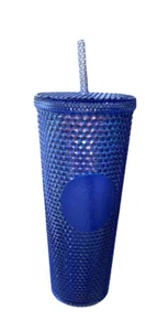 Walt Disney World 50th Anniversary Geometric Starbucks Tumbler with Straw  Blue - Picture 1 of 4