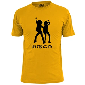 Camiseta Dúo Disco para Hombre Bee Gees Años 70 Retro Mujer Verano Hermana Trineo - Imagen 1 de 3