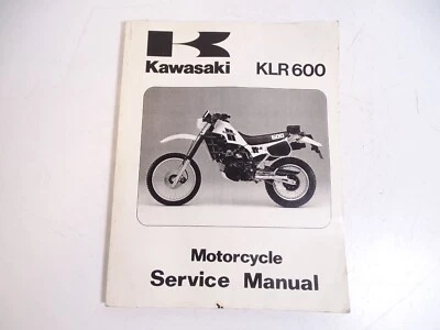 Manual de servicio Kawasaki OEM 1984 KLR600 KL600 99924-1050-01 Foto 1 de 4