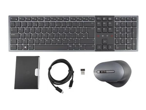 DELL KM900 Premier Collaboration Keyboard and Mouse Set Kit UK 86FMF Refurb - Picture 1 of 5