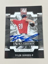Tyler Skaggs Signed 2009 Donruss Elite Extra Edition Card #21 COA Angels