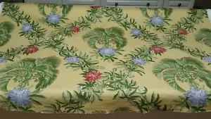 Tessuto floreale Altizer Suzanne Bonser Caribbean Banana larghezza 56" BTY NUOVO 24yds! - Foto 1 di 12