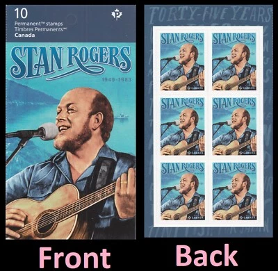 Canada 3296 Stan Rogers P pane 6 MNH 2021 - Image 1 of 3