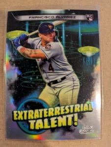 2023 Topps Cosmic Chrome Extraterrestrial Talent #ET24 Francisco alvarez - NM - Picture 1 of 1