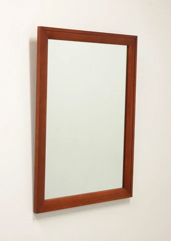 WILLETT Mid Century Solid Cherry Rectangular Dresser / Wall Mirror Cover