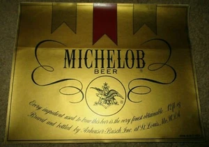 2 - Michelob Aufkleber 1979 neu aus Box - 7 1/2" x 8 3/4" #362-105 - Bild 1 von 1
