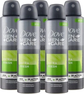 Dove Men+Care Deodorante Spray Extra Fresh 48h Antitraspirante 150 ML -5X - Imagen 1 de 3