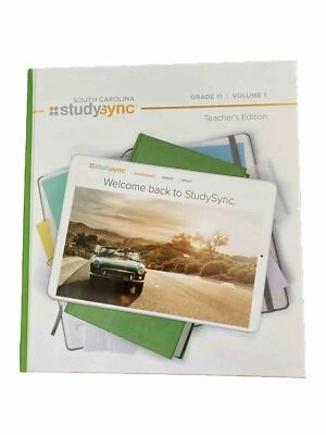 StudySync Grade 11 Vol 1 Teacher's Ed 2020 Homeschool Writing Reading Literature - Image 1 of 2