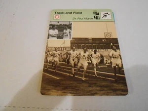 DR. PAUL MARTIN Switzerland Track & Field 1978 SPORTSCASTER CARD 25-21  - Picture 1 of 1
