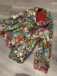 LADIES ZARA MULTICOLOURED BLAZER JACKET SIZE SMALL - Picture 1 of 6