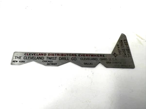 De colección CLE Forge Multi Punto Calibre Cleveland Twist & Druill Herramienta Maquinista Molino - Imagen 1 de 7