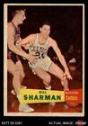 1957 Topps #5 Bill Sharman Celtics DOUBLE-PRINT RC HOF USC 4 - VG/EX