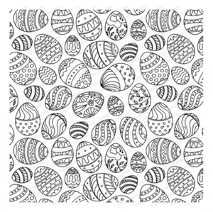 Impression Obsession Cling Gummistempel "Ostereier" CC419 Cover a Card - Bild 1 von 1