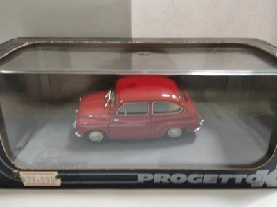 Progetto K PK150 Fiat 600 D Berlina Stradale 1960 Rossa 1/43 - Immagine 1 di 3