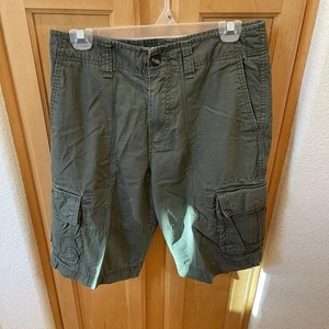 Men’s Mossimo Supply Co Green Cargo Shorts Size 30 - Picture 1 of 8