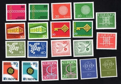 Germany 1959-71 set of stamps Mi# 320-676 MNH CV=10.2$ - Image 1 of 2