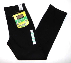 WRANGLER - Jeans uomo NUOVO 936WBK slim fit 36"W X 34"L taglio cowboy dritto nero - Foto 1 di 6