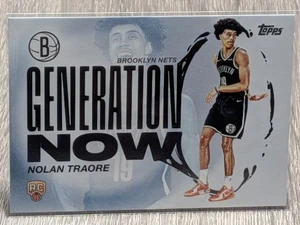 Nolan Traore Brooklyn Nets 2025 Topps Generation Now RC GN-19 Flagship - Picture 1 of 2
