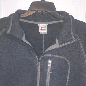 Avalanche Jacket Mens Extra Large Charcoal Full Zip Mock Neck Outdoors Hiking - Picture 1 of 17