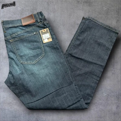 Travis Mathew Jeans Mens 36 Indigo Legacy Stretch Denim 5-Pocket Dark 1MR410 - Image 1 of 4