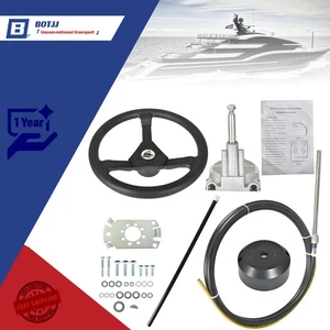 Kit fueraborda sistema de dirección giratorio para barco de 13 pies con cable de rueda de 13 pies SS13713 - Imagen 1 de 17