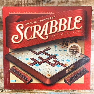 Deluxe Turntable Scrabble Board Game - 100% Complete - Image 1 of 4