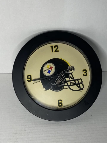 Vintage 1995 Pittsburg Steelers Wall Clock  (1020) Cover