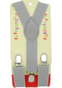 Babies, Boys, and Girls Clip-on Y-Back Children Elastic Suspenders 10 Colors - Picture 1 of 11