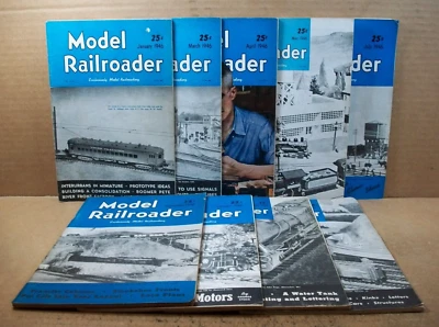Lot of 9 ~ Model Railroader Magazine ~ 1946 - January, March-May, July, Sept-Dec - Image 1 of 4