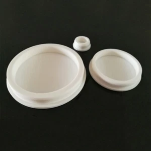 31.3-201.5mm Blanking End Cap PVC Tube Insert Bung Hole Plug Inserts Seal White - Picture 1 of 4