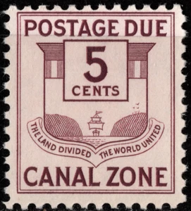 Canal Zone Stamp Scott # J27a Mint NH F-VF 5 Cents Red Violet Postage Due Issue - Picture 1 of 1