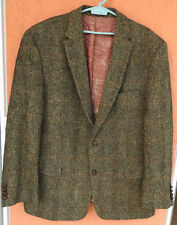 Harris Tweed x Mario Barutti Wool Blazer Jacket Herringbone (US S48) (EU 58)