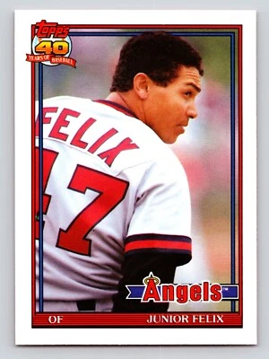 1991 Topps Traded - Junior Felix #40T - Image 1 of 2