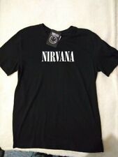 NIRVANA MENS T-SHIRT BLACK SIZE X L