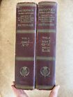 Britannica Funk & Wagnalls World Language Dictionary Vol 1 & 2 Vintage 1956 Set