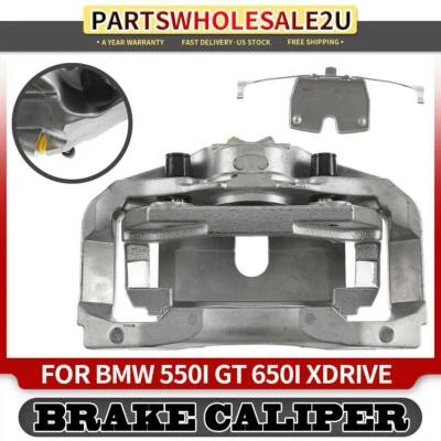 Pinza de freno delantera derecha BMW F10 550i GT 650i xDrive F01 750i 750Li V8 4,4L Foto 1 de 4