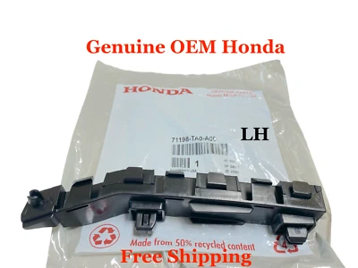 08-12 Honda Accord sedán (4 puertas) parachoques delantero izquierdo espaciador lateral 71198-TA0-A00 Foto 1 de 4