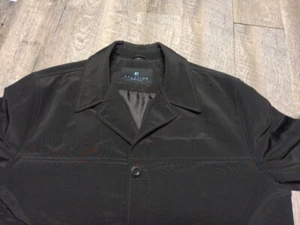 Kenneth Cole reaction solid  black  jacket buttons RN# 78470 for winter /spring - Picture 1 of 23