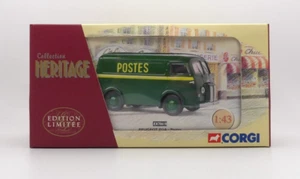CORGI HERITAGE EX70610 PEUGEOT D3A 'POSTES' VAN GREEN MINT BOXED 1:43 - Picture 1 of 7