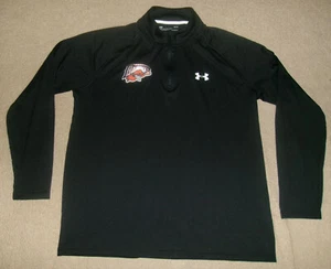 Rare AUTHENTIC Black BUFFALO BANDITS Under Armour JACKET L/Large Stitched NLL - Picture 1 of 3