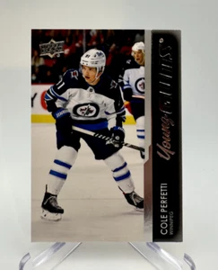 2021-22 Upper Deck Series 2 Cole Perfetti Young Guns #466 Jets Rookie RC - Picture 1 of 11