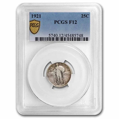 1921 Standing Liberty Quarter Fine-12 PCGS - SKU#269809 Cover